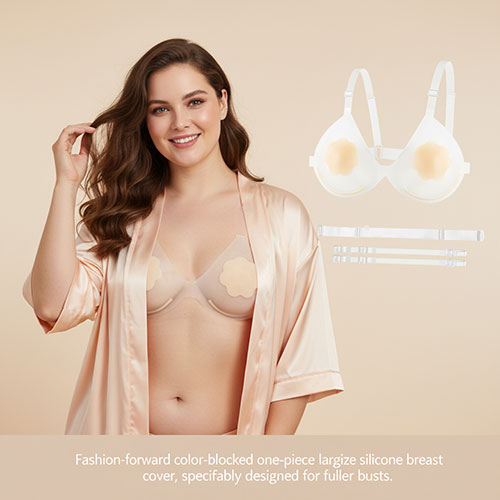 Plus Size Adhesive Strapless Bra