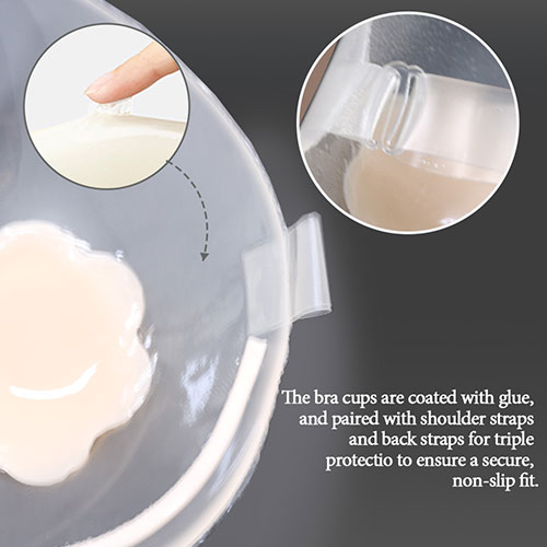 Plus Size Adhesive Strapless Bra