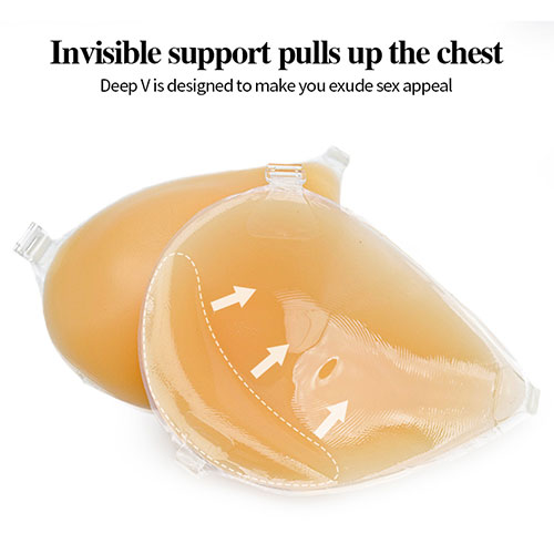 Adhesive Push-Up Strapless Bra