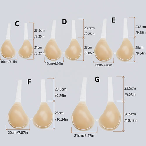 Backless Strapless Bra for Large Breasts