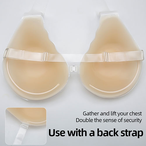 Backless Strapless Bra for Large Breasts