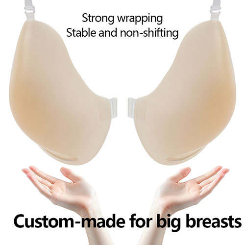 Plus Size Silicone Push-Up Bra