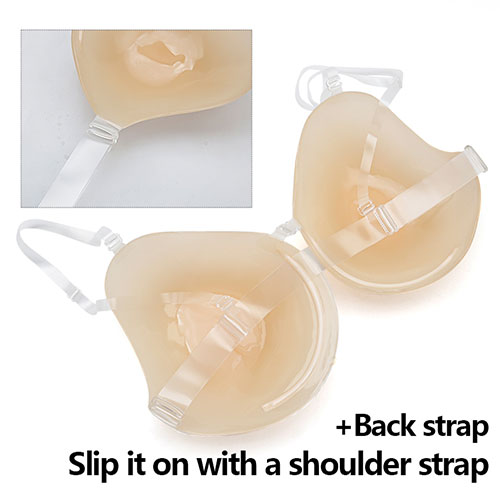 Plus Size Silicone Push-Up Bra