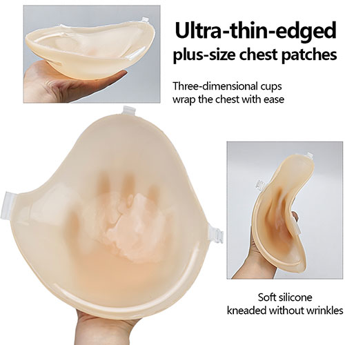 Plus Size Silicone Push-Up Bra
