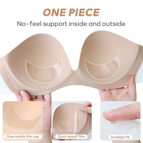 Invisible Strapless Push-Up Bra