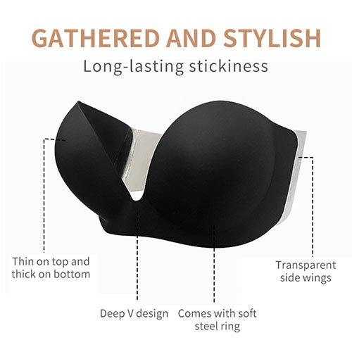 Invisible Strapless Push-Up Bra