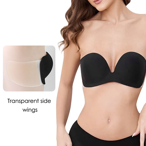 Invisible Strapless Push-Up Bra