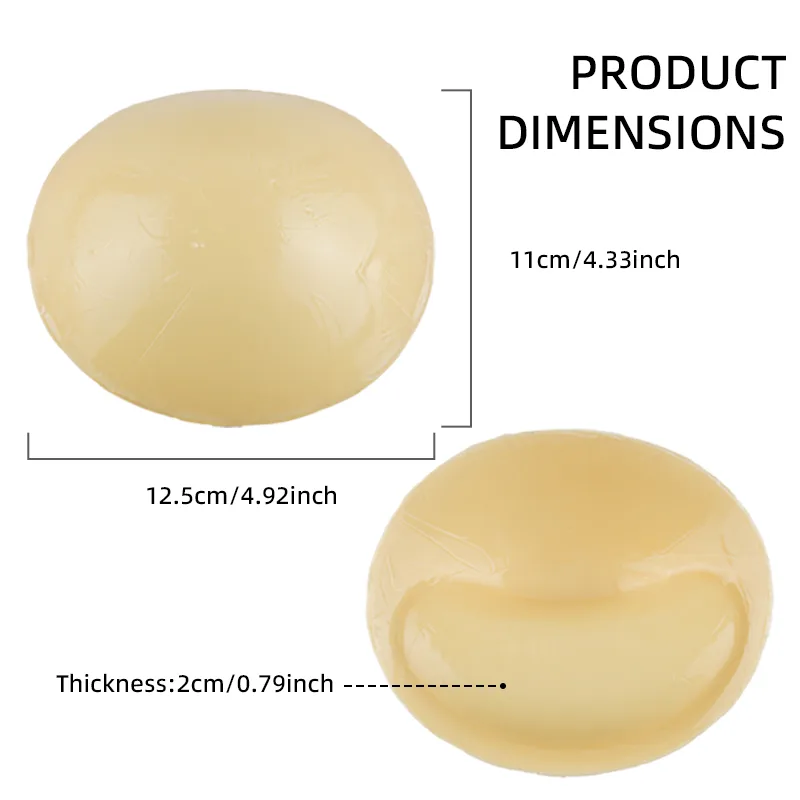 Round Sticky Bra Inserts