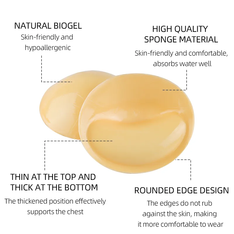 Round Sticky Bra Inserts