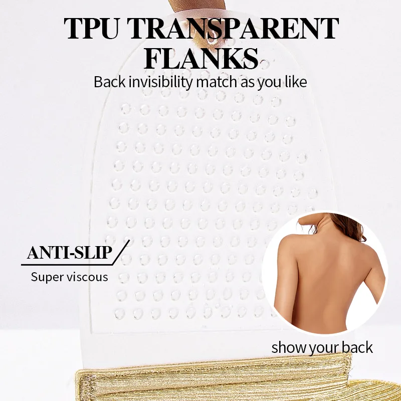 Sticky Bra with Front Buckle