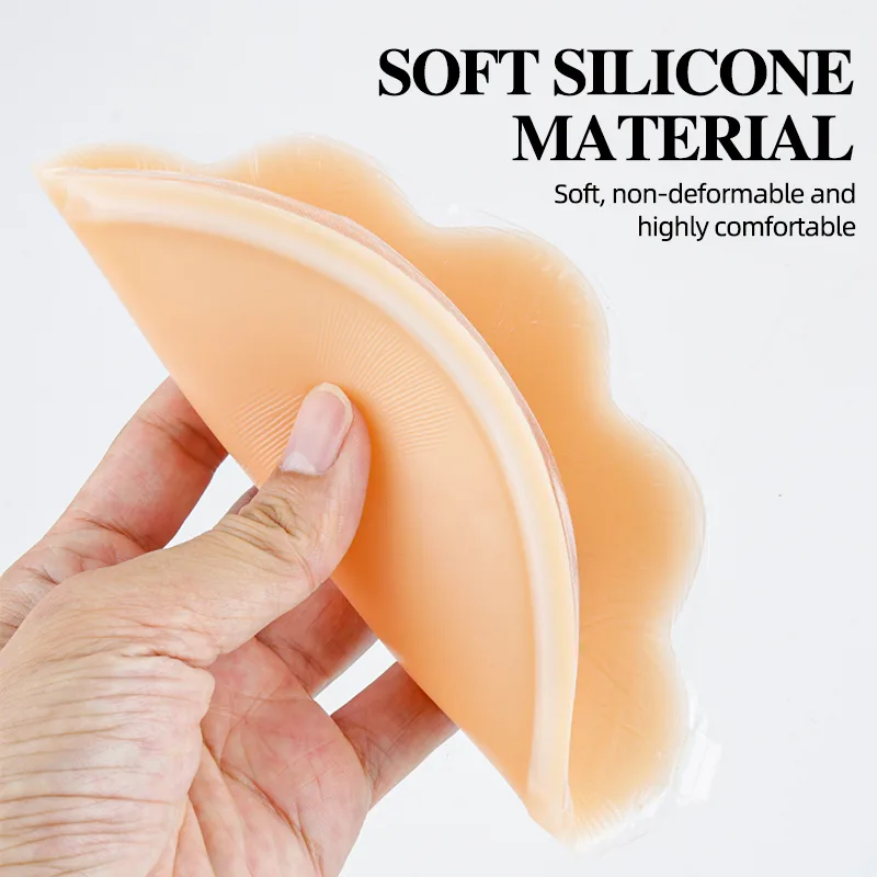 Flower-Designed Adhesive Bra