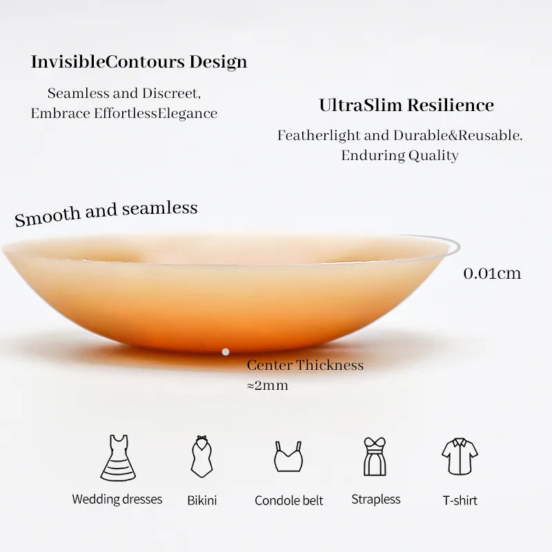 Non-Adhesive Silicone Nipple Covers