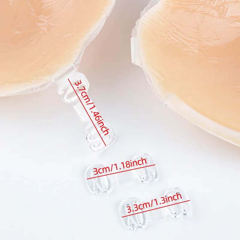 Flower-Designed Adhesive Bra