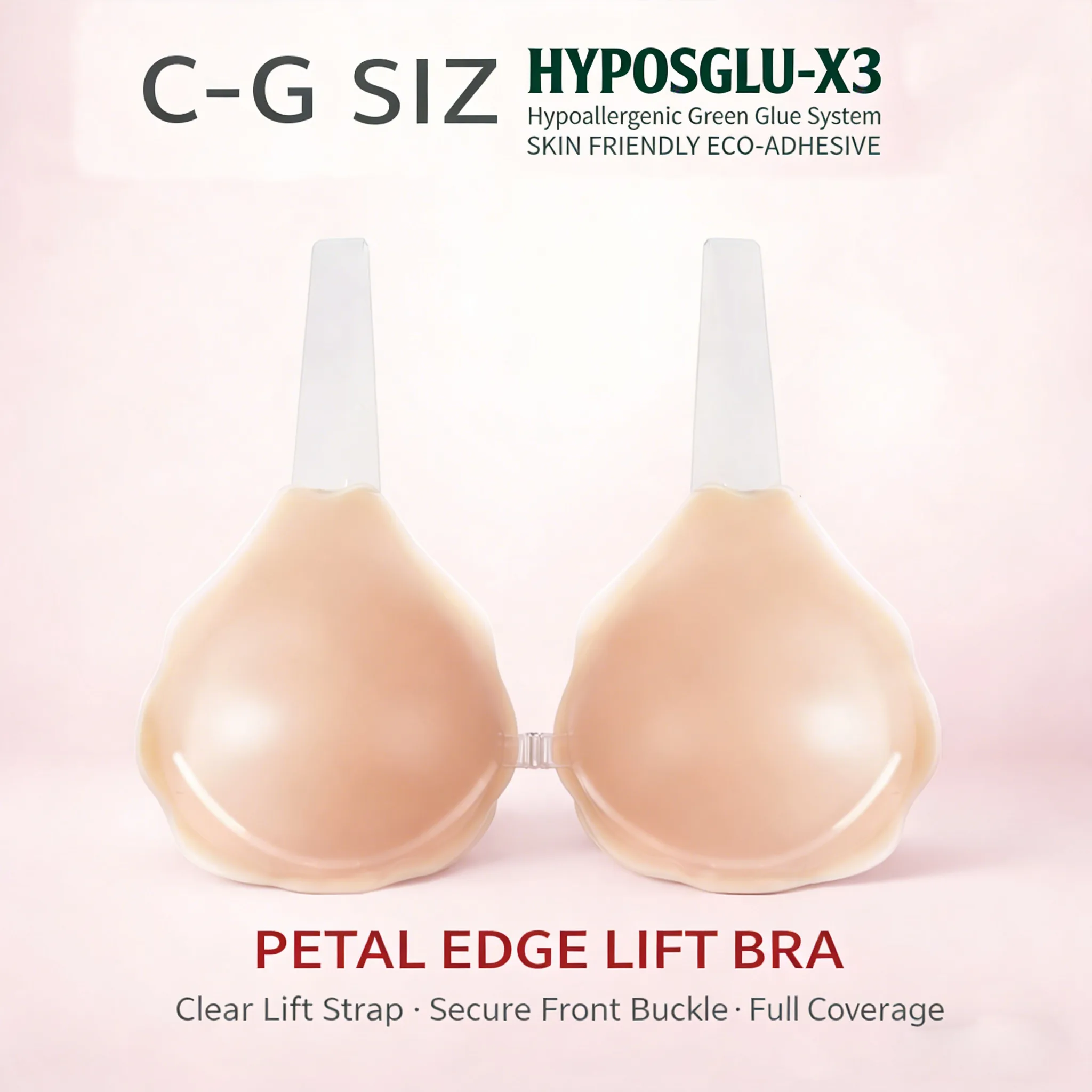Plus Size Self-Adhesive Bra