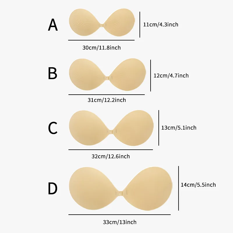 Adhesive Strapless Backless Bra