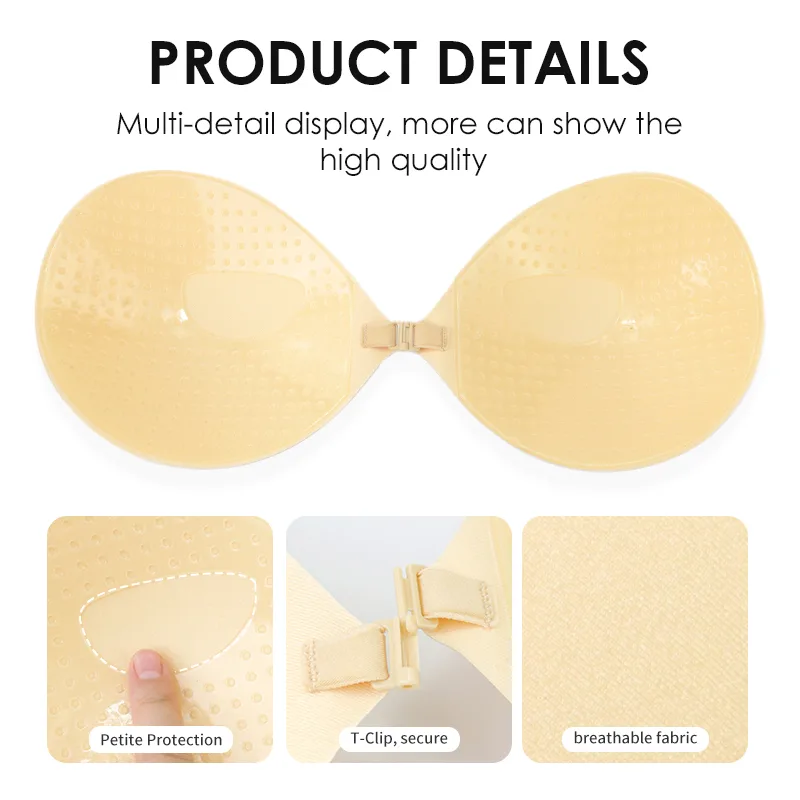 Adhesive Strapless Backless Bra