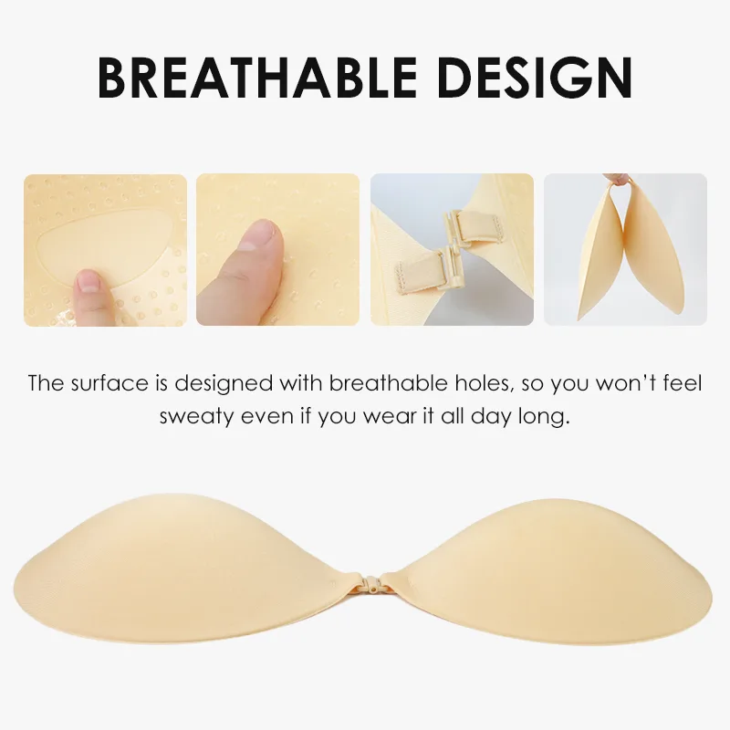 Adhesive Strapless Backless Bra