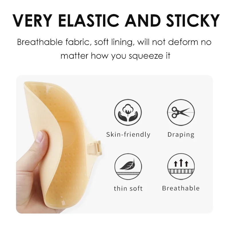 Adhesive Strapless Backless Bra